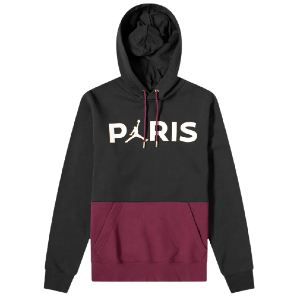 Air Jordan X PSG Fleece Hoodie Purple Black By Youbetterfly